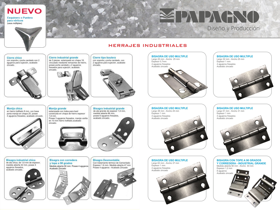 PAPAGNO - Cajas Metalicas